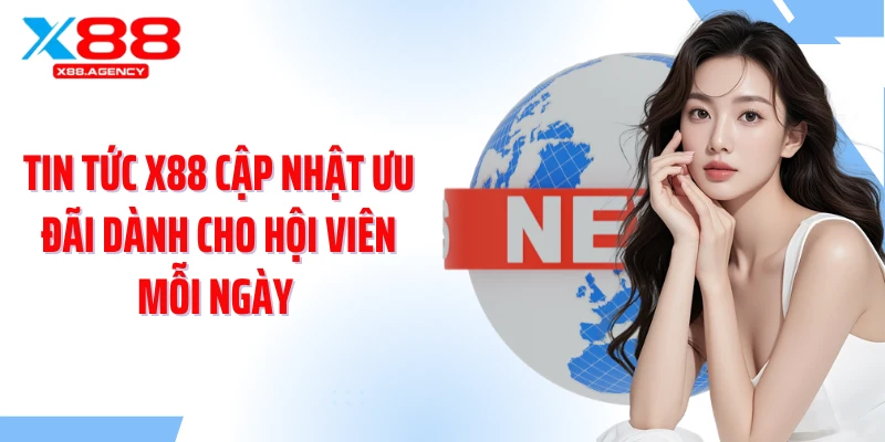 Tin tức X88 cập nhật ưu đãi dành cho hội viên mỗi ngày